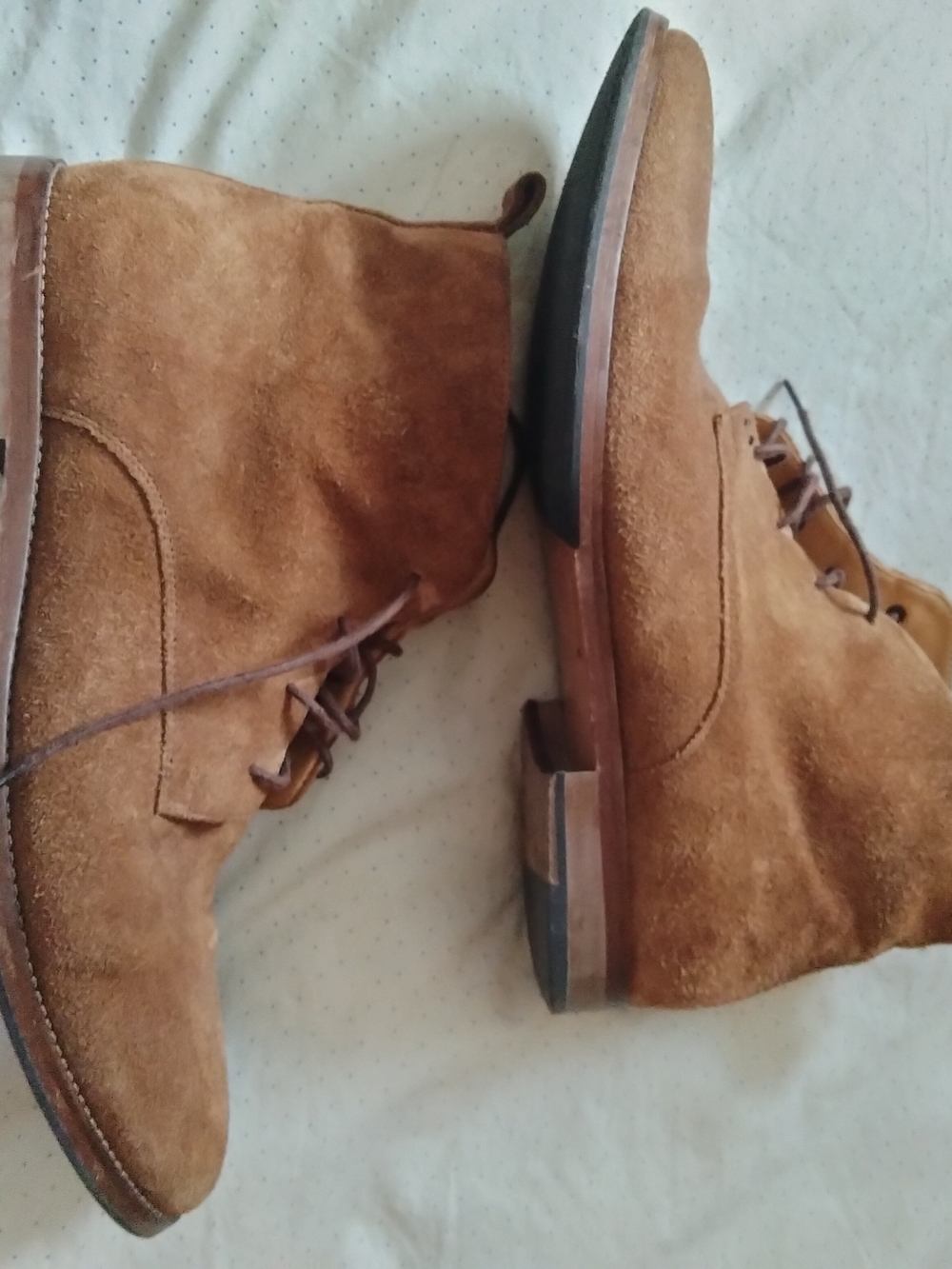 Suede Chukka Boots in Brown size 43 Euro